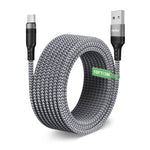Type C Charging Cable 62W 3.1A Fast Charging Cable 10Ft Long Type C Charging Cable Data Cable Support