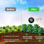 HASTHIP Weed Barrier Fabric for Garden and Pathway 3.3ft x 65.6ft | Permeable UV‑Resistant Design