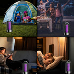 HASTHIP UV Mosquito Killer Lamp for Indoor Outdoor Use with 3600V Grid and Light Sensor | USB Powered Quiet Operation