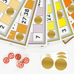 HASTHIP Scratch Off Stickers for Party Games and DIY Cards featuring 100pcs Golden Adhesive