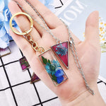 HASTHIP Resin Pendant Mould Kit for DIY Jewelry and Keychains with 55 Pcs Frames | Multi Coloured Shapes