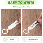 HASTHIP Plant Labels for Garden Organization with Open Loops 100 Count 2.4x11 cm PVC Tags
