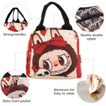 HASTHIP Lunch Bag for School and Office with Insulated Liner and Zipper | 23x13x20cm Portable Picnic Pouch