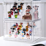 HASTHIP Acrylic Display Rack for Figures Collection with 4 Layer Stepped Design | Transparent Organizer