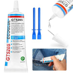 HASTHIP® Slow Dry Fabric Repair Liquid Glue Multi-Purpose Strong Bond Adhesive for Clothes, DIY Crafts Seamless Repair Glue for All Fabrics, Paper Crafts, Clay Craft, Felt Craft, 60ml, with 2 Pry Bars