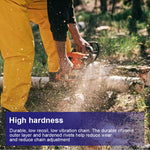 HASTHIP Chainsaw Replacement Chain for 18in Gas Saws with 62 Drive Links and Low Kickback Design