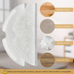 HASTHIP Mop Cloth Replenishment Kit for Dreame D9 L10 Pro Series featuring 4pcs Washable Microfiber Pads