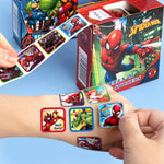 HASTHIP Stickers for Kids Rewards 200 pcs 0.98 in Waterproof Plastic Superhero Designs | Teachers and Parents Gift Set