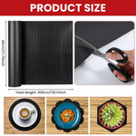 HASTHIP Cabinet Liner Mat for Drawers and Shelves featuring Anti Slip Dot Pattern 45cm x 300cm EVA | Waterproof and Trim to Fit