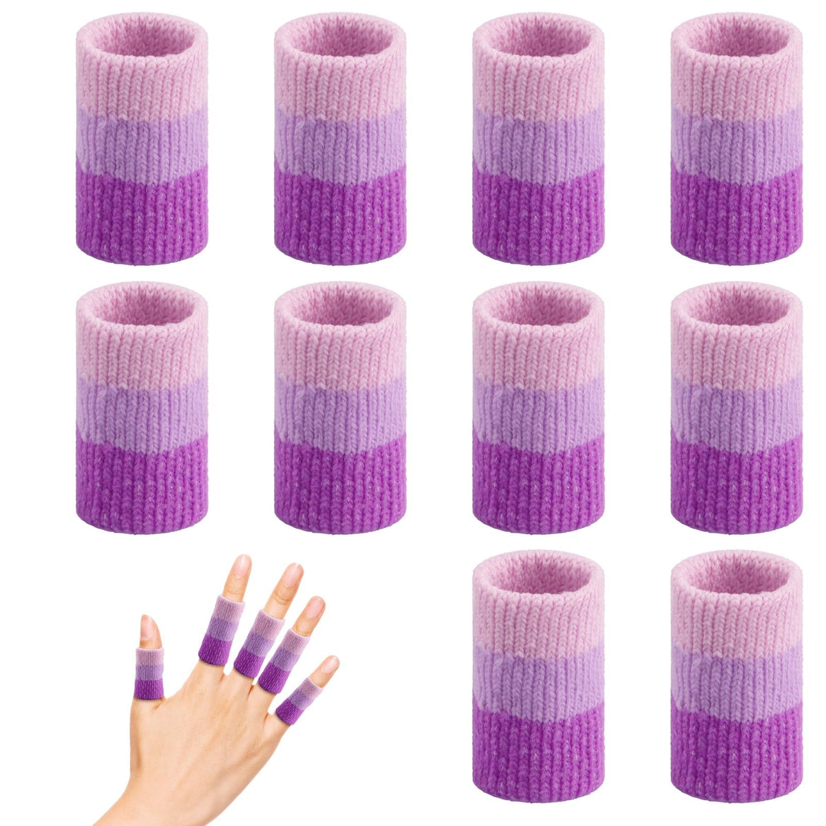 HASTHIP® 10PCS Crochet Finger Guard