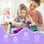 HASTHIP Desk Mounted Canvas Holder Kit for Diamond Painting with Adjustable Anti Crease Grips