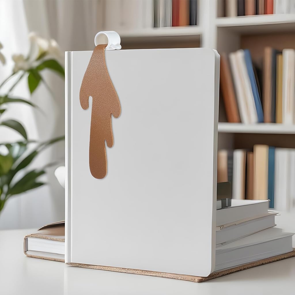 HASTHIP® Coffee Mug Design Bookmark Set - 3 Unique Spilled-Themed Reading Accessories