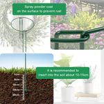 HASTHIP Plant Support Stakes for Planters with Half Open Top Frame | 20cm Dia x 35cm High
