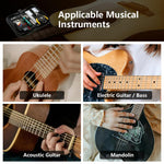 HASTHIP Guitar Repair and Maintenance Tool Kit for DIY Setup with 23 Tools | Ruler and Zipper Case