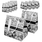 HASTHIP Thermal Takeaway Packing Bags for Food Storage with Sticky Strip Seal 10Pcs 24x24x15cm | Reusable Waterproof Non Woven Design