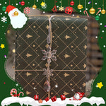 HASTHIP Christmas Tree Hanging Ornaments for Festive Decor featuring 18pcs Crystal Acrylic Snowflake and Icicle Designs