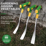 HASTHIP Gardening Weeder Tool for Weeding and Digging with Narrow Spade Head | Stainless Steel T Handle