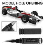 HASTHIP Stainless Steel Hole Puncher Reamer for RC Models with Anti Slip Handle and 0 14 mm Range