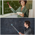 HASTHIP Telescopic Teachers Pointer 4Pcs for Classroom Use with Metal Build and Grip | Compact Colors