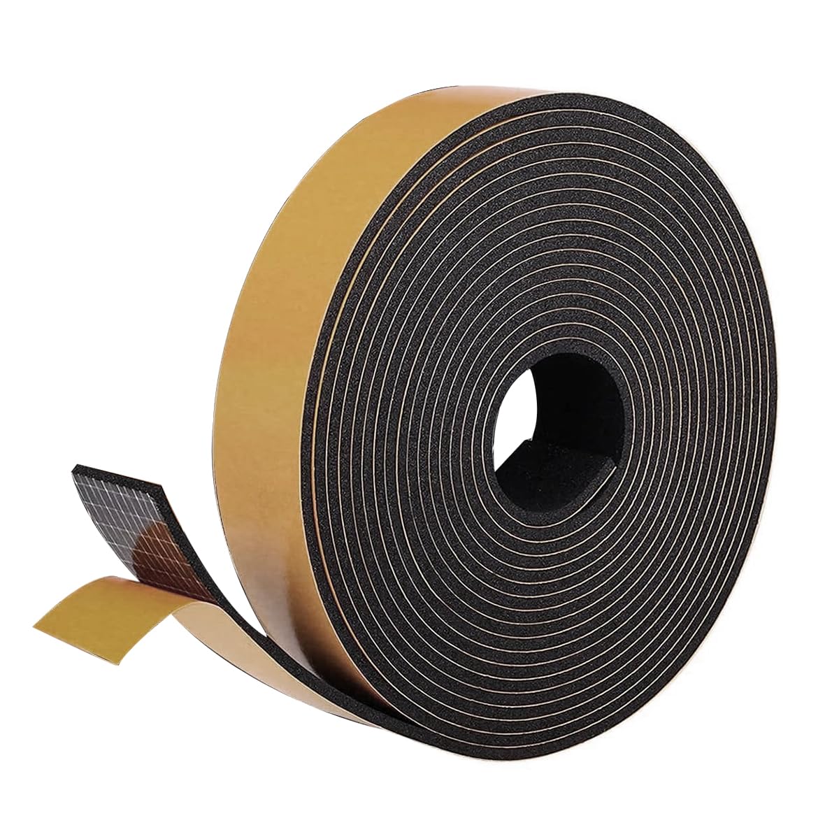 HASTHIP Door Seal Strip for Doors and Windows featuring Self Adhesive EVA Foam 16.4ft | Noise and Weather Proof Gap Sealing