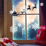 HASTHIP Christmas Tree Decorations featuring 35Pcs Crystal Acrylic Snowflake and Icicle Ornaments for Home and Window Decor | Festive Winter Display