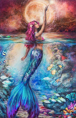 HASTHIP DIY 5D Full Drill Diamond Painting for Home Décor with 30×40 cm Canvas | Blue Owl Pattern