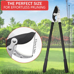 HASTHIP Branch Cutter for Thick Branches with 30in Handle and SK5 Steel Blade | 2in Cut Capacity