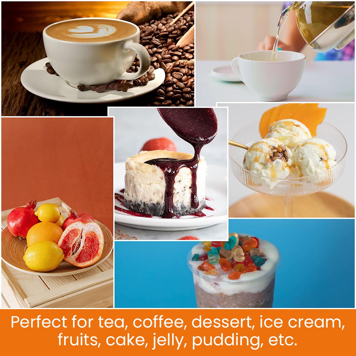HASTHIP Mini Crown Spoon Set for Coffee and Dessert with Golden Plated Zinc Alloy Design | Gift Box