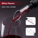 HASTHIP Wine Opener Set for Home and Parties with Ergonomic T Handle and 4PCS Accessories | Stainless Steel Corkscrew and Foil Cutter