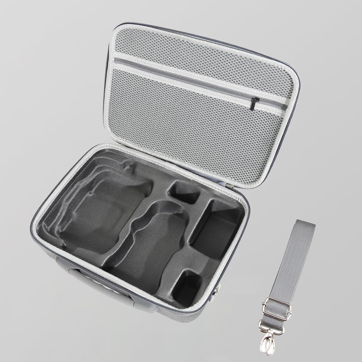 Carrying Case for DJI Mini 3 Pro, Portable Compact Storage Bag Hard Case Set with Strap Storage Travel Case Compatible with DJI Mini 3 Pro and Drone Controller Accessories Bag (Case Only)