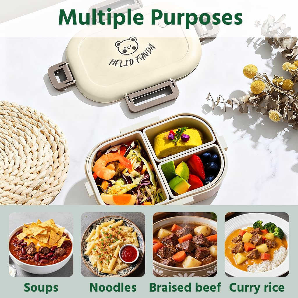 HASTHIP 3-Compartment Lunch Box