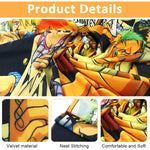 HASTHIP Anime Tapestry for Bedroom and Living Room featuring Monkey D Luffy Group | 51x59 in Polyester Wall Decor with Installation Accessories