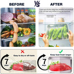 HASTHIP Stainless Steel Food Containers Set for Freezer and Outdoor Use with Clear Leak Proof Lids | 3 Sizes 650ml 1100ml 1700ml