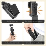 HASTHIP® Compatible with D-JI, Magnetic Wall Mount Folding Bracket for Pocket 3 Action Camera, Adjustable Magnetic Wall Holder, Ultra Strong Magnetic Base, Portable Outdoor Filming Accessories