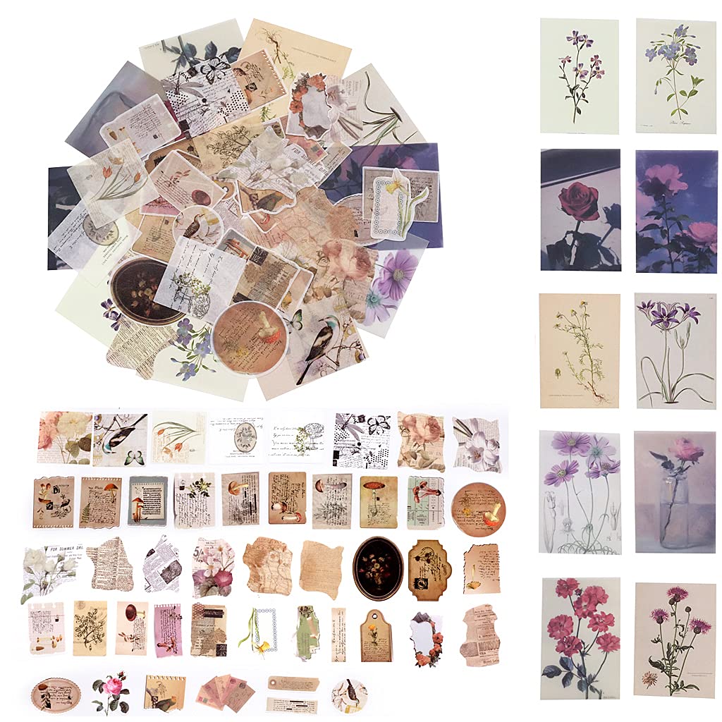 HASTHIP Stickers for Journal and Scrapbook with 55 Pcs Self Adhesive Metal Mucha Girls Designs