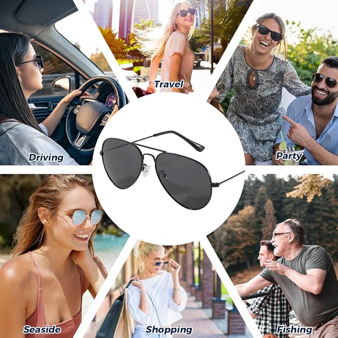 HASTHIP® Captain Cap & Sunglasses Set