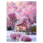 HASTHIP Diamond Painting Kit for Home Decoration with 12x16 in Canvas & Strong Adhesive Layer