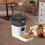HASTHIP® L Wi-Fi Automatic Dog Cat Feeder App Control -Enabled Smart Cat Food Dispenser with Portion Control & Timer Setting, Dogs Feeder 1-10 Meals, Voice Record
