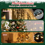 HASTHIP Plastic Light Clips for Christmas and Party Decor with Tight Grip | 100 Pcs PP Hooks