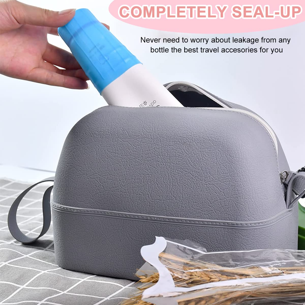 HASTHIP® 8-Pack Silicone Sleeves for Travel Bottles