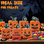 HASTHIP Halloween Candy Box for Party Treats featuring Fold‑Up Square Design 24 pcs 9.6×5.3×5.3 cm | Recyclable Paper Material