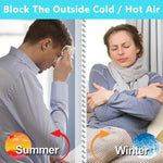 HASTHIP Window Sealing Strips for Doors and Windows with 5m Length 35mm Width Silicone Seal | Soundproof and Weatherproof Protection