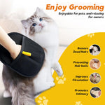 Qpets® Pet Hair Removal Gloves