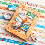 HASTHIP Washi Tape Set for Journals and Scrapbooking featuring 10 Rolls 15mm x 5m | Summer Ocean Designs