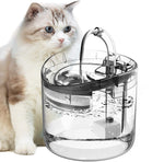 HASTHIP® Fuente de Agua Automática para Gatos y Perros 1.8L,Dispensador Silencioso con Filtro Múltiple y Grifo Ajustable,Fuente de Bebedero para Mascotas con Material Ecológico Limpieza Fácil