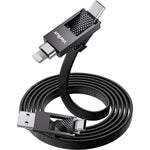 Type C to Type C Cable, 4 in 1 USB Charging Cable,