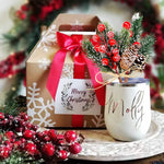 HASTHIP Christmas Red Berries Branches for Tree and Wreath | 5Pcs 7.87 in PVC Decor