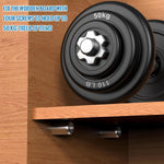 HASTHIP Shelf Support Pegs for Kitchen Cabinet and Bookcase with Anti Slip Silicone Sleeve 2PCS