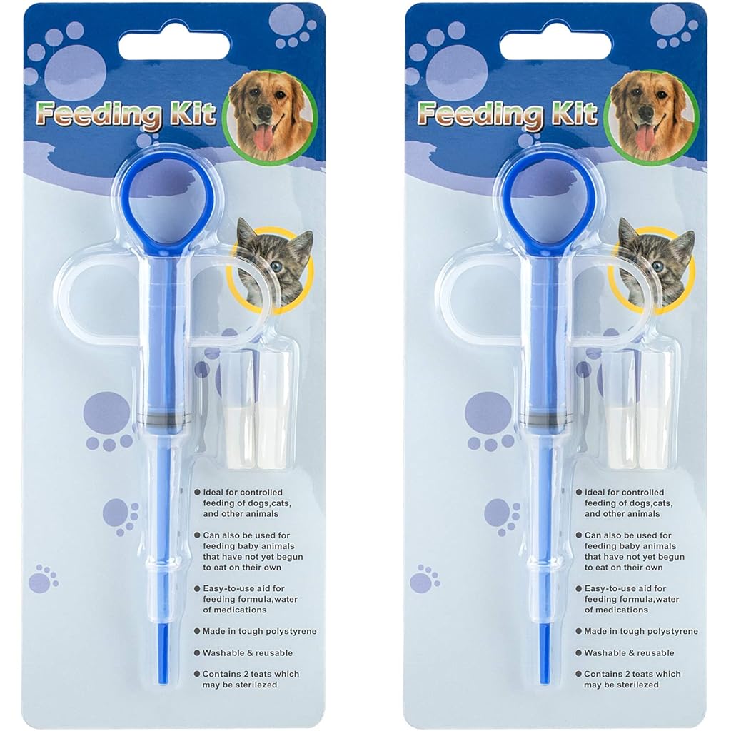 HASTHIP® PAGOW 2 Pcs Pet Medicine Feeder