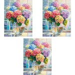 HASTHIP Diamond Painting Kits for Adults featuring 12x16 in Full Drill Canvas | Color Hydrangea DIY Art Craft